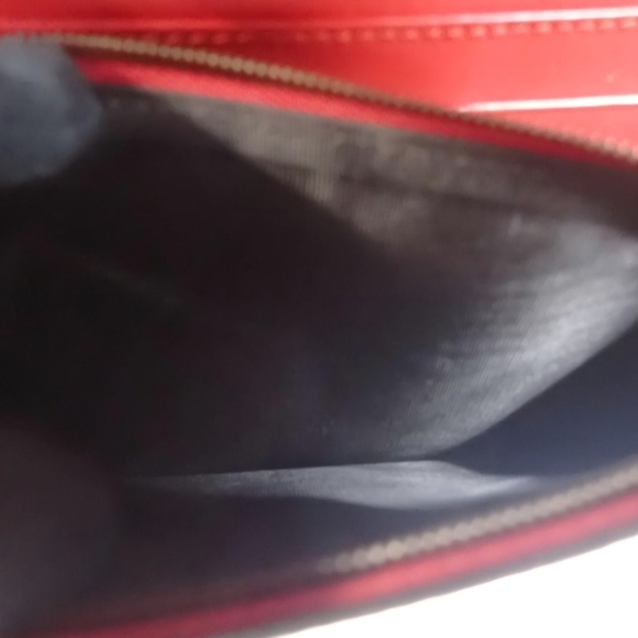 Gucci Bee Crossbody Chain Clutch Bag With Dust Bag Red White Blue Leather - Picture 9 of 9